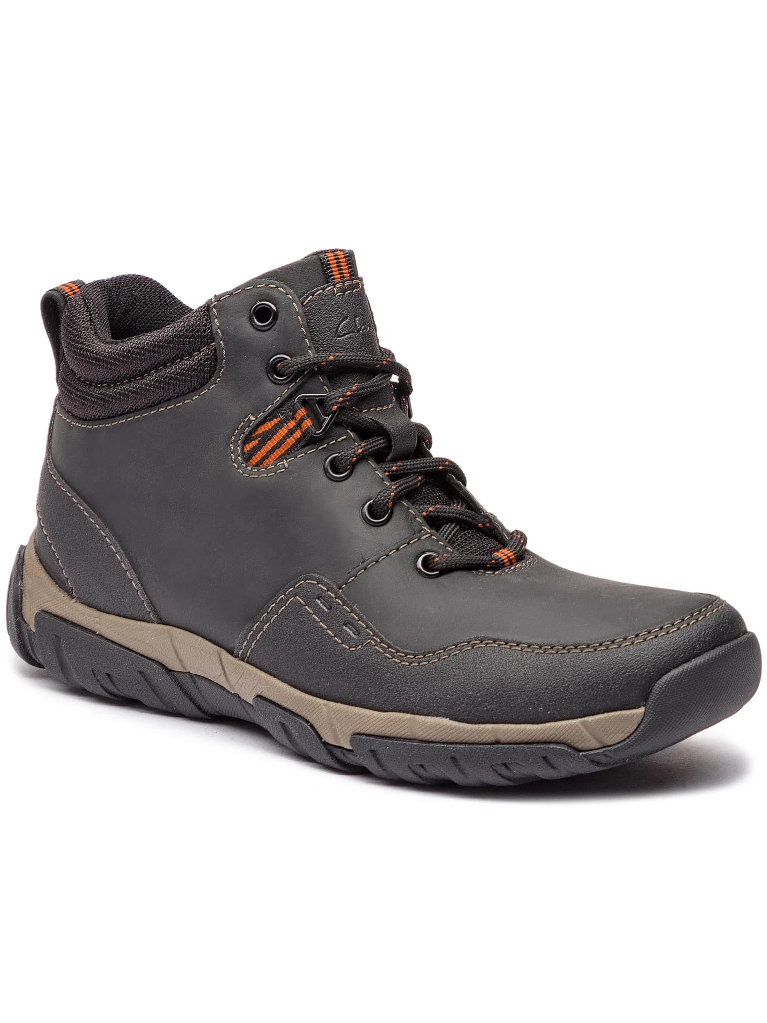 Черевики чоловічі Clarks Walbeck Top II чорні трекінгові шкіряні водонепроникні