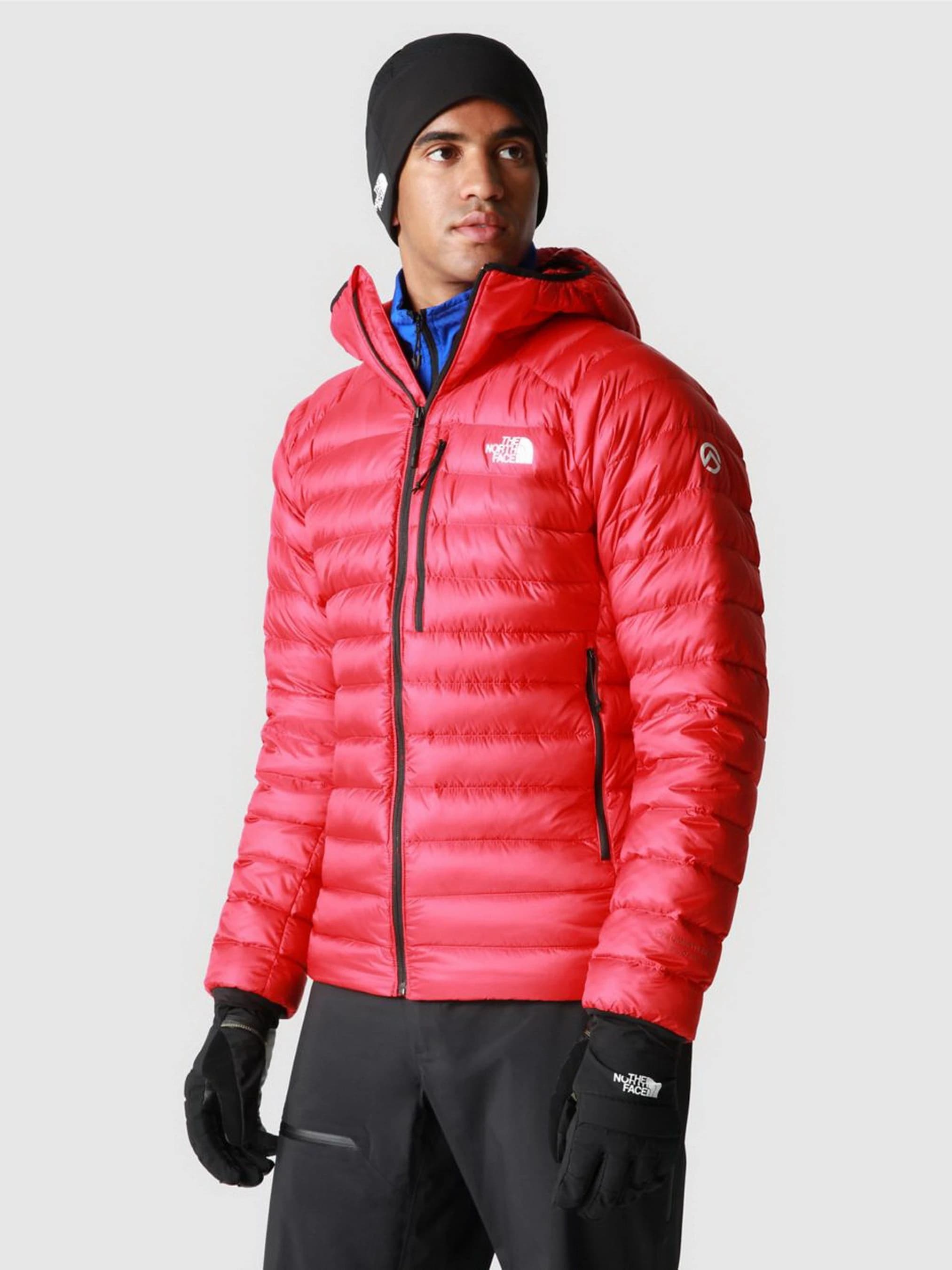 Куртка чоловіча The North Face Summit Series Breithorn Hoodie червона пухова з капюшоном