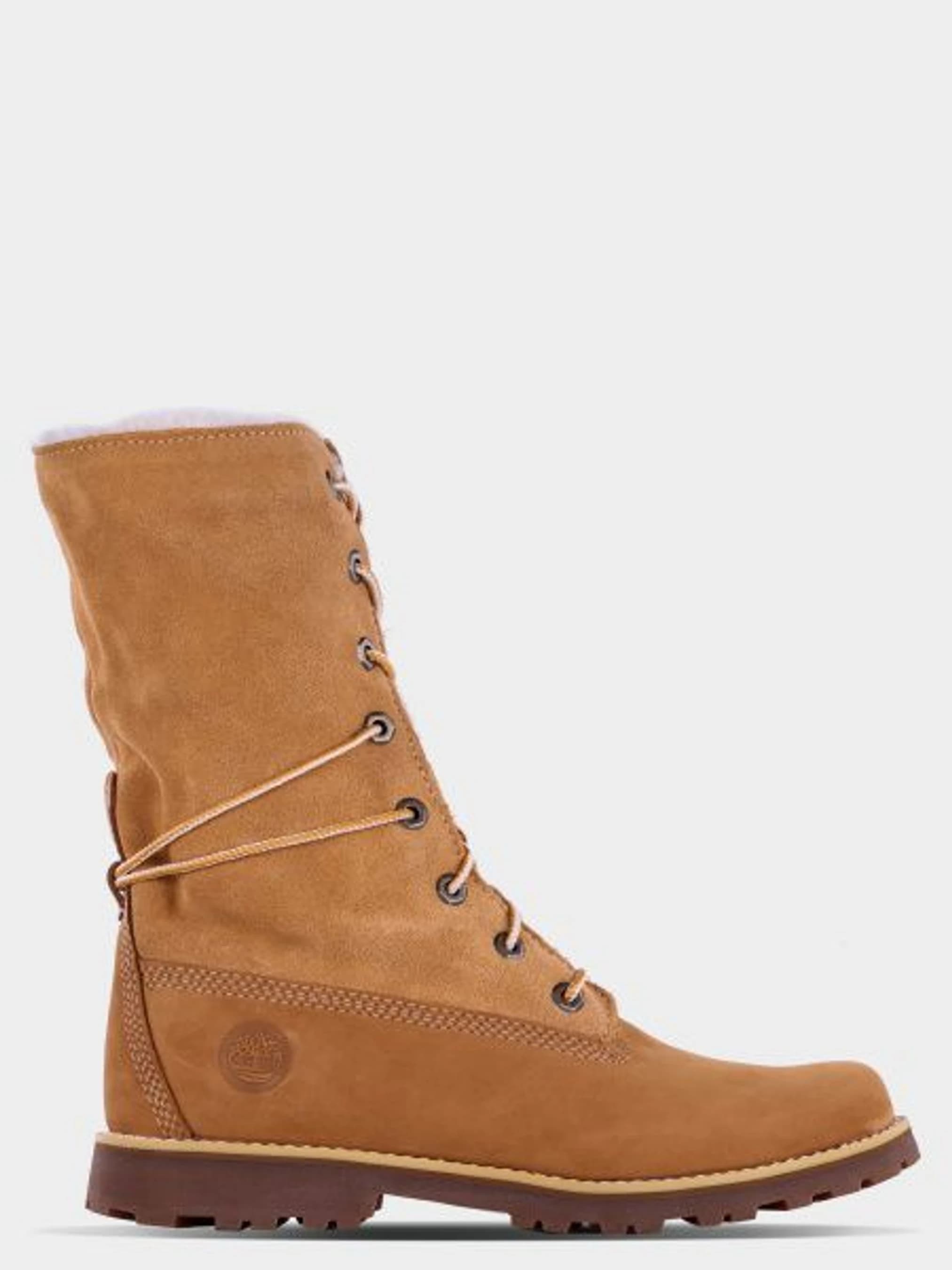 Черевики дитячі Timberland Authentics жовті водонепроникні на шнурівці