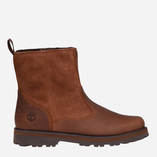 Чоботи дитячі Timberland Courma Kid коричневі шкіряні для дівчаток